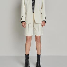 一粒扣起梗短西裤