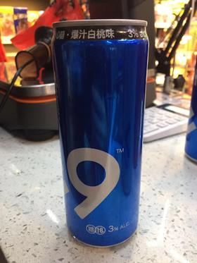 大于等于9轻卡气泡酒无糖爆汁白桃味330ml