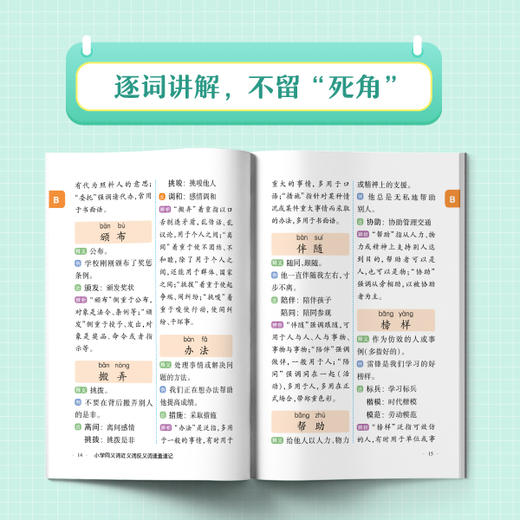 掌分宝系列-小学同义词近义词反义词速查速记 商品图2