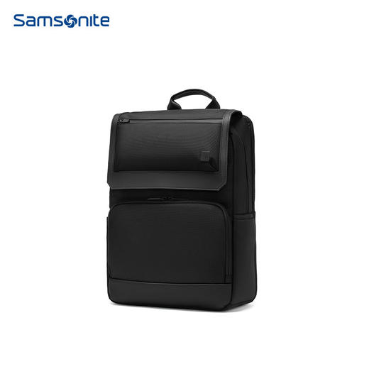 新秀丽新型再生面料翻盖设计时尚大空间城市商旅双肩包QE6*001 商品图1