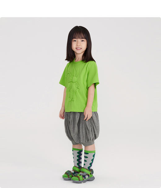 江南布衣婴童 22年春装新品  短袖T恤  1MB111040 商品图2