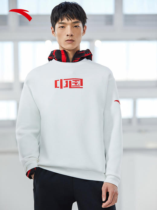 【S/M/L/XL/2XL】安踏中国冰雪男女卫衣春新运动套头衫上衣152217743【库存有限，如无货将做退款，介意慎拍！】 商品图4