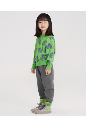 江南布衣婴童  22年春装新品  短款开襟毛衫    1MB393110