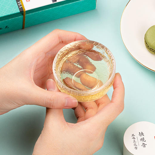 茶叶 铁观音 乌龙茶 小纸罐 清香型 伴手礼 茶饮  五虎 120g 商品图2