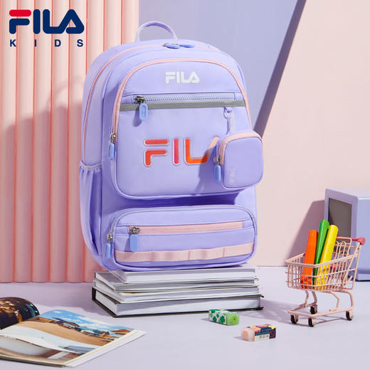 小斐乐儿童休闲背包2022春季新款BOA护脊减负书包高年级K18B214139F 商品图0