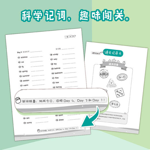 过关斩词:小学英语核心词汇 三年级下 小学生考试英语基础入门单词记忆常用词汇知识大全书籍 主流教材核心词汇短语 新东方英语 商品图3