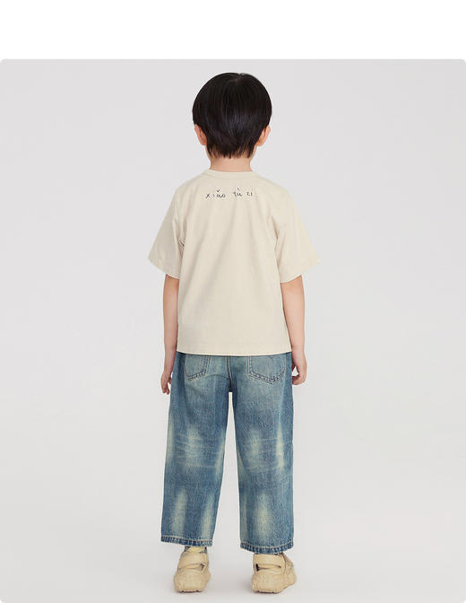 江南布衣婴童 22年春装新品  短袖T恤  1MB111040 商品图7