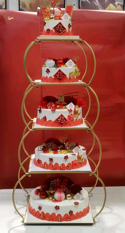 架子多层蛋糕（三层五层，可定制可选款） 商品图1