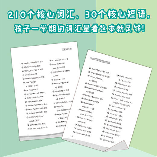 过关斩词:小学英语核心词汇 三年级下 小学生考试英语基础入门单词记忆常用词汇知识大全书籍 主流教材核心词汇短语 新东方英语 商品图1