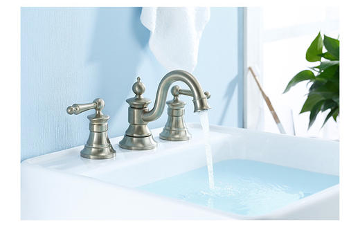 摩恩峻溪八寸面盆龙头TS418BN+9000MCL 商品图0