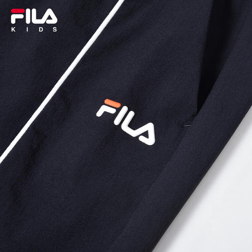 小斐乐儿童梭织长裤2022夏季新款女小童百搭运动弹力裤子K11B221812FNV 商品图4