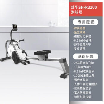 舒华SH-R3100 家用磁控划船器折叠健身器材 商品图4