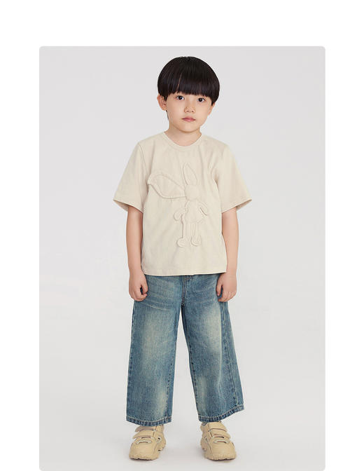 江南布衣婴童 22年春装新品  短袖T恤  1MB111040 商品图5