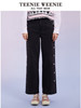 TeenieWeenie小熊宽松牛仔长裤直筒裤阔腿裤韩版显瘦女2022春夏款TTTJ221201T 商品缩略图3