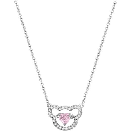 ZEGL设计师925纯银小熊项链女高级设计感轻奢小众锁骨毛衣链配饰 商品图6