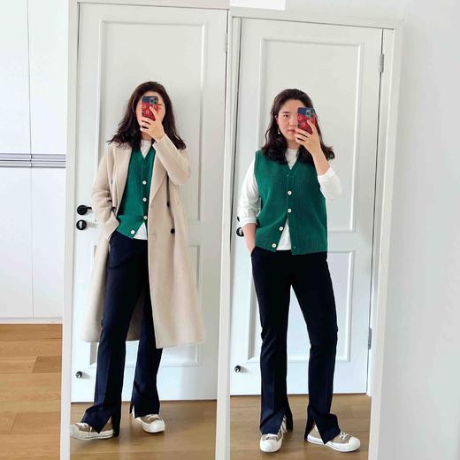 icicl*小禾同款 春秋｜内开叉黑色魔鬼裤 显瘦！【2072】【包邮+三天tui换】 商品图3