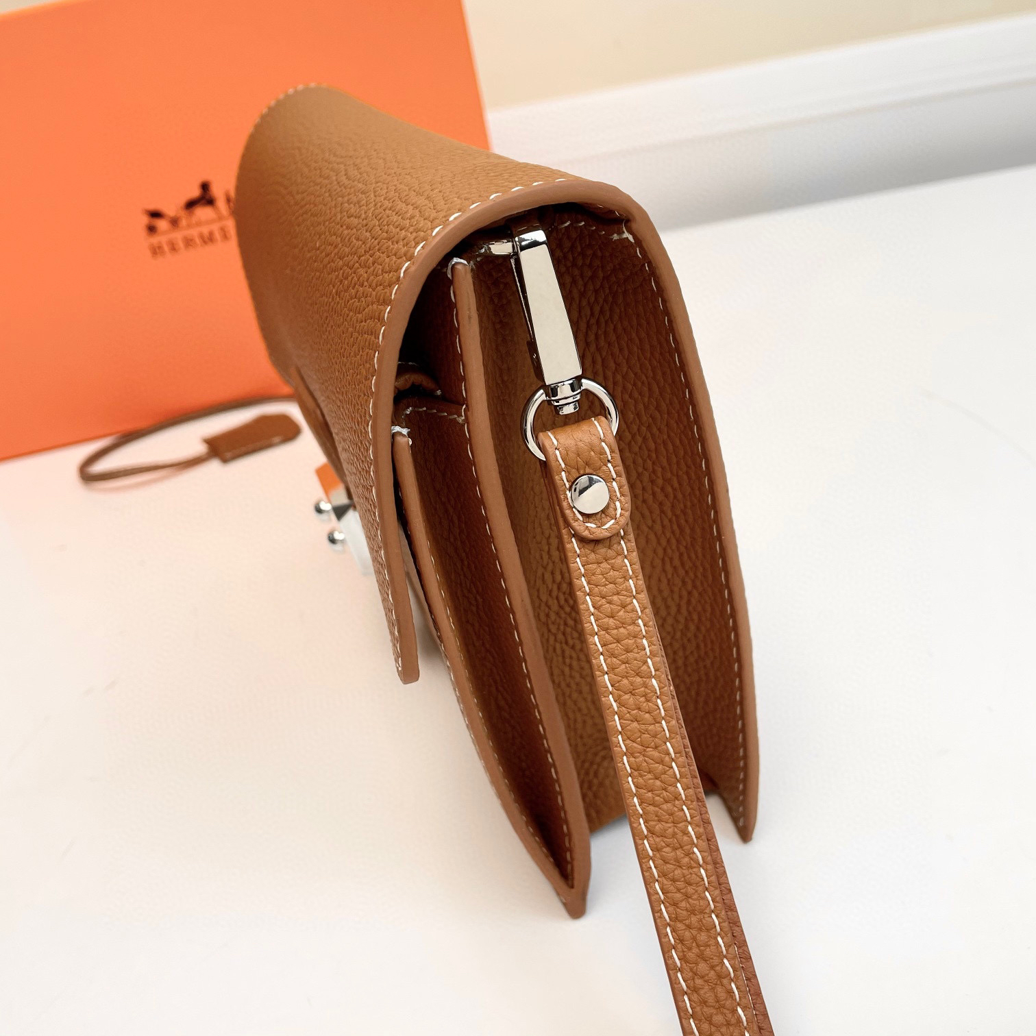 春季特惠90750 爱马仕经典土黄手包725