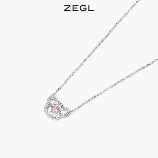ZEGL设计师925纯银小熊项链女高级设计感轻奢小众锁骨毛衣链配饰 商品图1