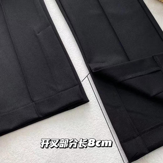 icicl*小禾同款 春秋｜内开叉黑色魔鬼裤 显瘦！【2072】【包邮+三天tui换】 商品图11
