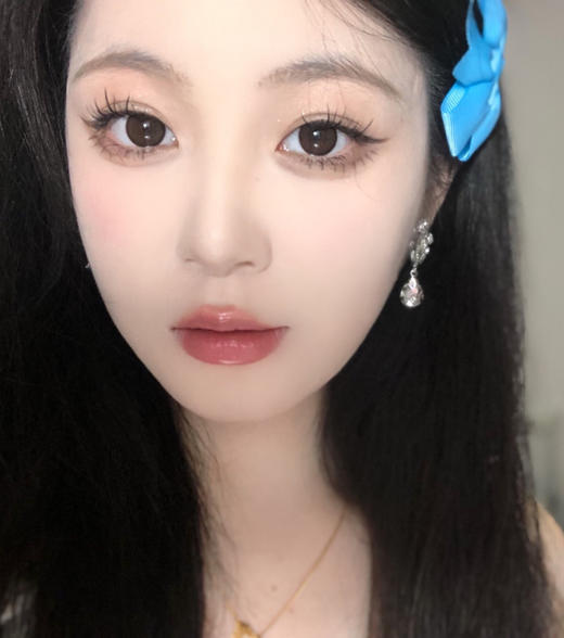 【大直径日抛和年抛双版本】土豆泥KikiCon  | 大直径14.5，着色13.9 | 【一盒10片，多盒购买更划算，选款色板在详情页内！】，巧色美瞳 标准狗狗眼 年抛是doriscon 商品图12