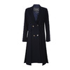 EITIE爱特爱品牌女装秋款时尚通勤职业干练收腰A摆双排扣风衣外套 商品缩略图5