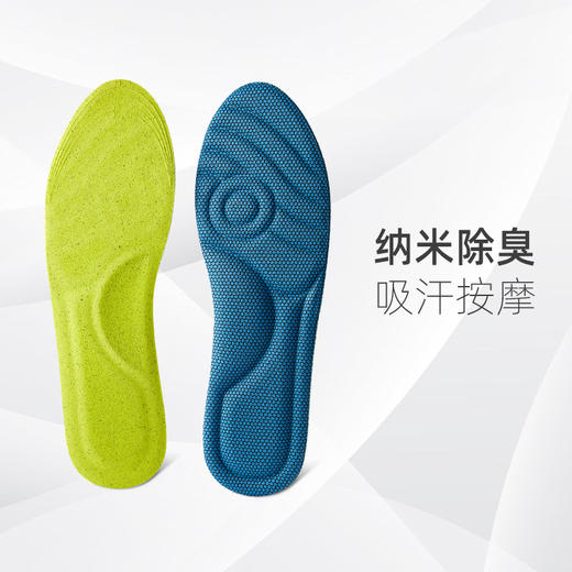 【裸脚穿鞋都不臭】苏大博士研发 纳米科技防臭按摩鞋垫 专利Kang菌材料  除臭净味 舒适防滑 自由裁剪 男女同款 商品图6
