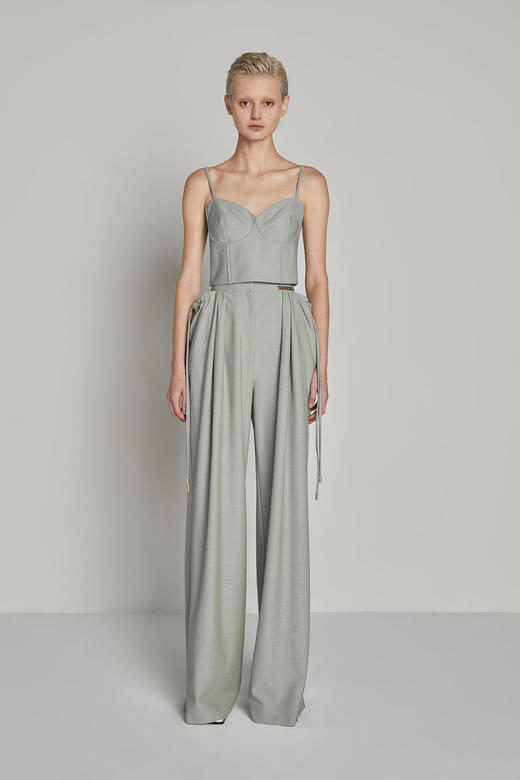 抽绳兜阔腿长裤 商品图1