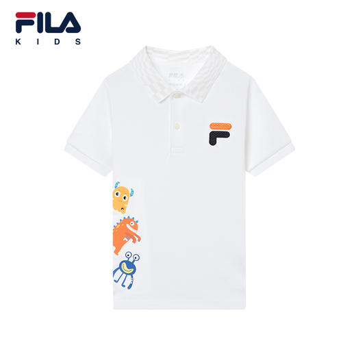 小斐乐儿童t恤2022夏季新款小童男童Polo衫K11B221178FWT 商品图0