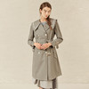 Famecoco范可儿日式时尚风衣女春秋长款外套大学生F221AT003 商品缩略图3