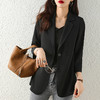 百搭休闲，小西装职业装通勤薄款上衣气质西服七分袖外套XZ-556 商品缩略图2