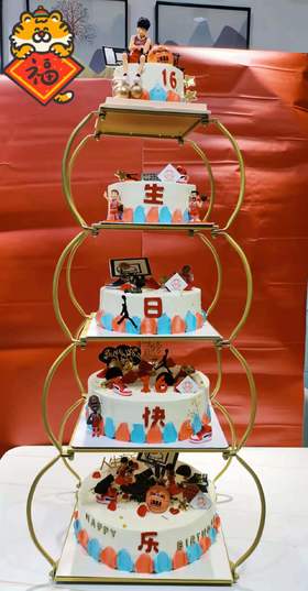 架子多层蛋糕（三层五层，可定制可选款）