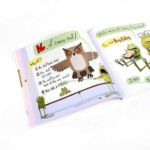 英文原版进口I DON'T WANT TO BE A FROG我不想成为一只青蛙 3-5岁低幼儿童英语启蒙认知绘本宝宝亲子互动共读早教书图画书 商品图2