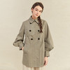 famecoco范可儿卡其中长风衣女春秋纯棉灯笼袖外套F221AA003 商品缩略图0