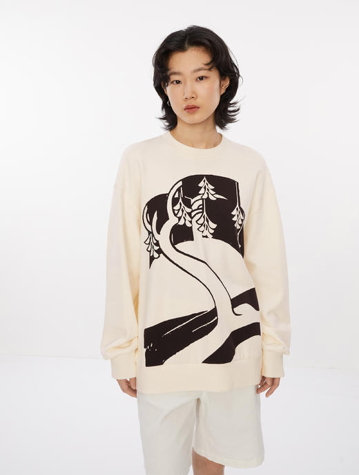 WHM 双面针织布图形卫衣 商品图1