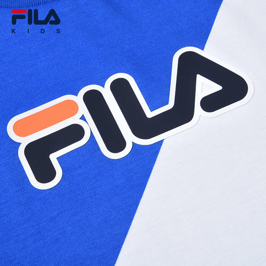 小斐乐2022夏季新款男小童薄款透气印花运动短袖T恤K11B221128FPT 商品图3