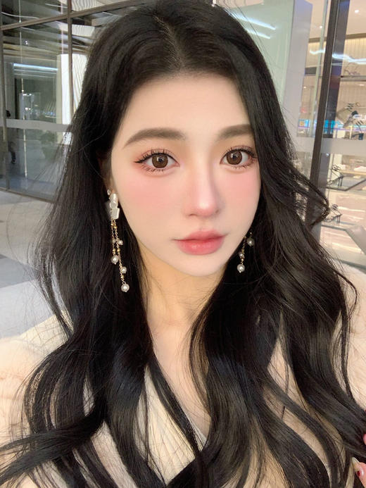 【大直径日抛和年抛双版本】土豆泥KikiCon  | 大直径14.5，着色13.9 | 【一盒10片，多盒购买更划算，选款色板在详情页内！】，巧色美瞳 标准狗狗眼 年抛是doriscon 商品图5