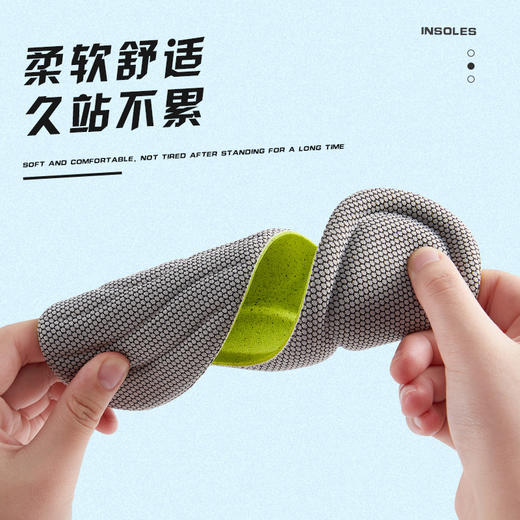 【裸脚穿鞋都不臭】苏大博士研发 纳米科技防臭按摩鞋垫 专利Kang菌材料  除臭净味 舒适防滑 自由裁剪 男女同款 商品图1
