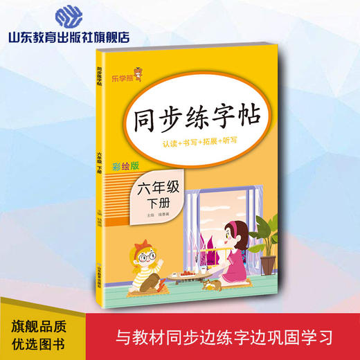 同步练字帖 彩绘版 六年级下册 商品图0