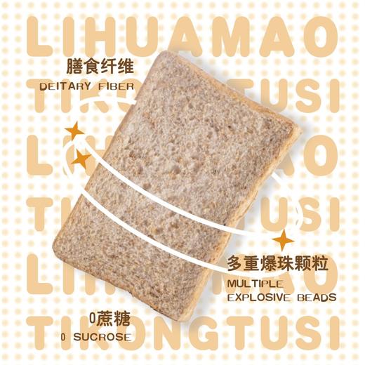 已下架】适合你减脂的全麦面包 | 梨花猫 梨膳食纤维 0蔗糖全麦体控吐司500g[福利品] 商品图4