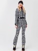 Perfect Moment - Qanaq One Piece - Houndstooth - Black/Snow White 女装 连体滑雪服 黑白色 商品缩略图0