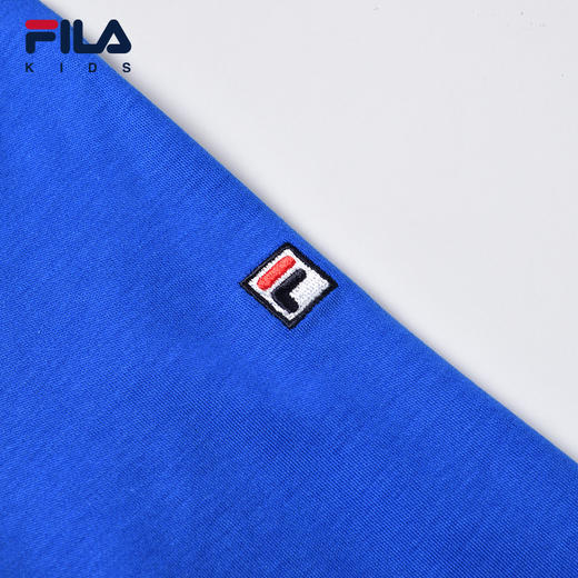 小斐乐儿童打底衫2022夏季新款小童男童t恤长袖圆领上衣K11B221202FWT 商品图4