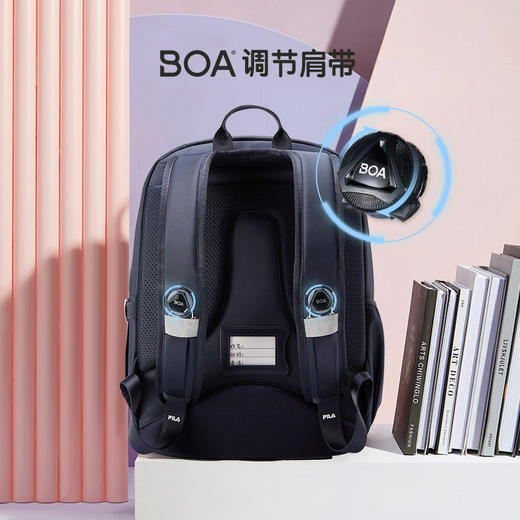 小斐乐儿童休闲背包2022春季新款BOA护脊减负书包高年级K18B214139F 商品图2