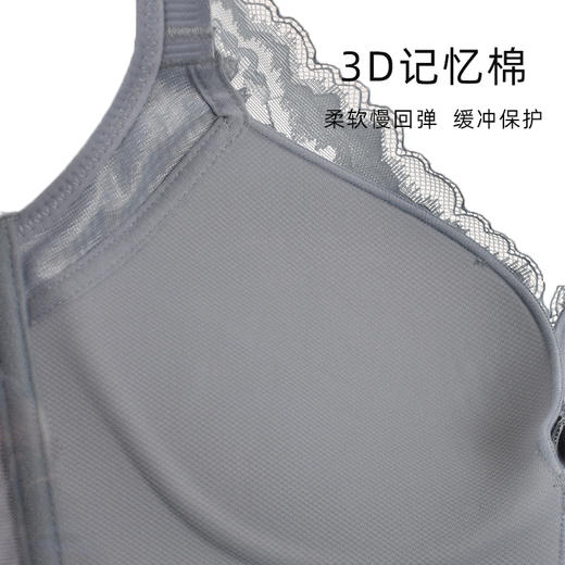 皇家丽美云感花纹雾面蕾丝侧收副乳无钢圈调整型文胸内衣WWJ092-3 商品图4
