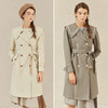 Famecoco范可儿日式时尚风衣女春秋长款外套大学生F221AT003 商品缩略图4