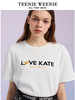 TeenieWeenie小熊圆领套头T恤短袖短裤上衣白色女装2022春夏新款TTRW221201T 商品缩略图3