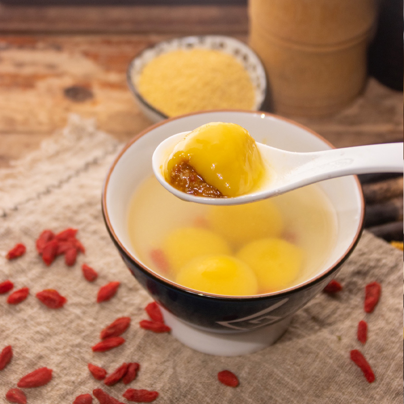 大黄米汤圆 品牌：粮麦思·大黄米汤圆4袋每个包 顺丰京东为主，邮政为辅包邮