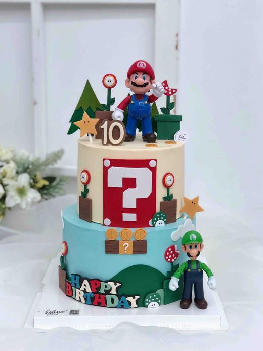 超级马里奥双层蛋糕 商品图0