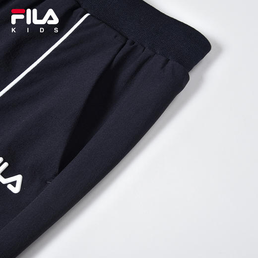 小斐乐儿童梭织长裤2022夏季新款女小童百搭运动弹力裤子K11B221812FNV 商品图3