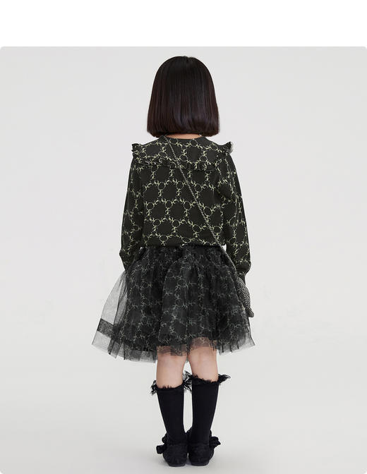 江南布衣婴童  22年春装新品  短款开襟毛衫  1MB391110 商品图7