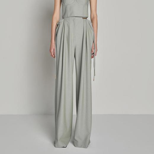 抽绳兜阔腿长裤 商品图0